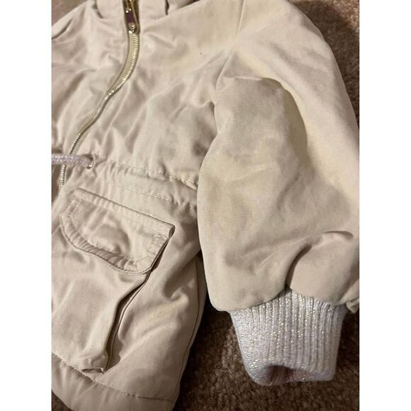 H&M Baby Winter Coat Sz 4-6m Beige - Picture 3 of 6